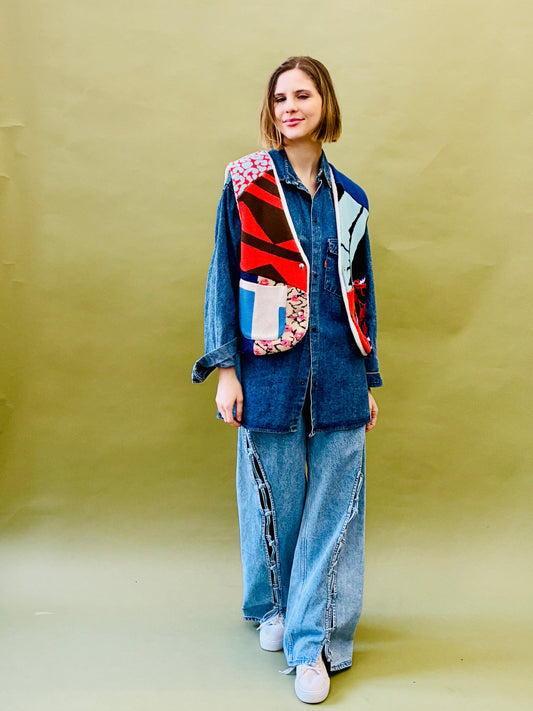 Martha Patchwork Vest No.07