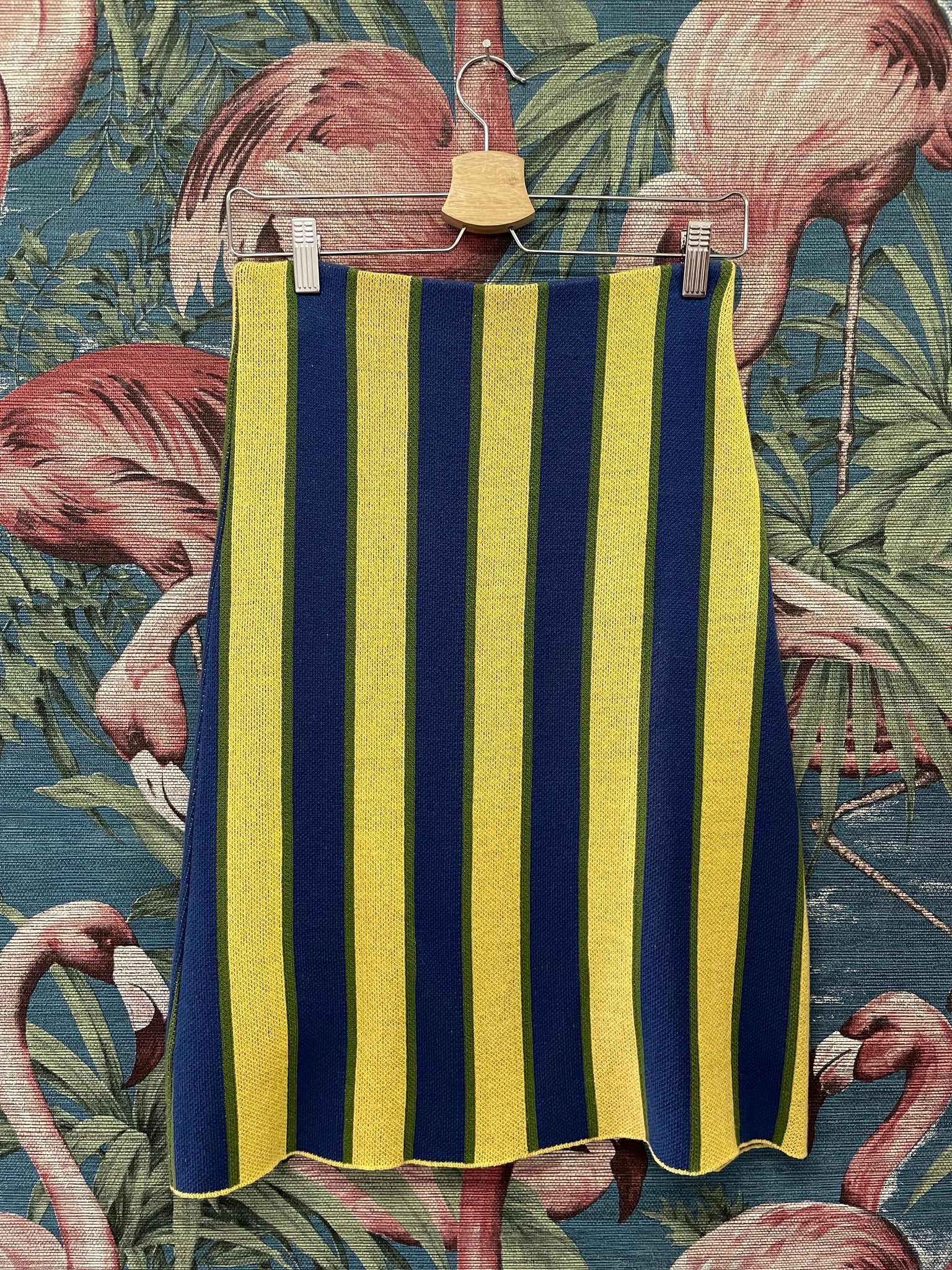 striped skirt